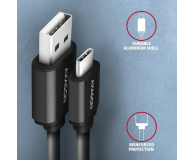 Axagon Kabel BUCM-AM10TB TWISTER USB-C - USB-A 0.6 m - 1485425 - zdjęcie 5